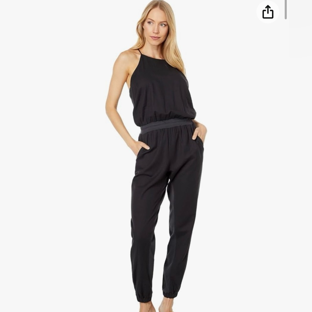 Women’s Monroe black woven jumpsuit